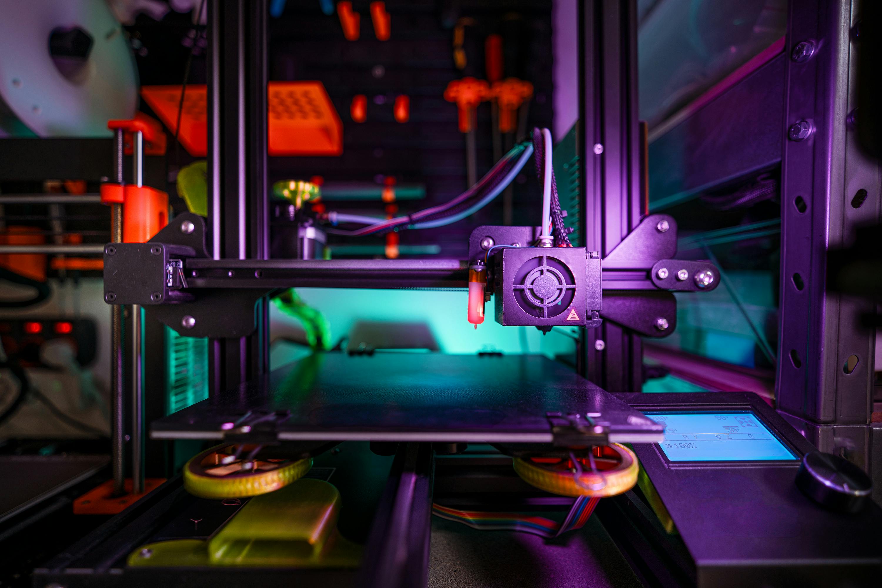 3D printer in action